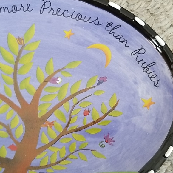 Aviv Judaica Jessica Sporn Woman of Valor plate - Picture 3 of 6